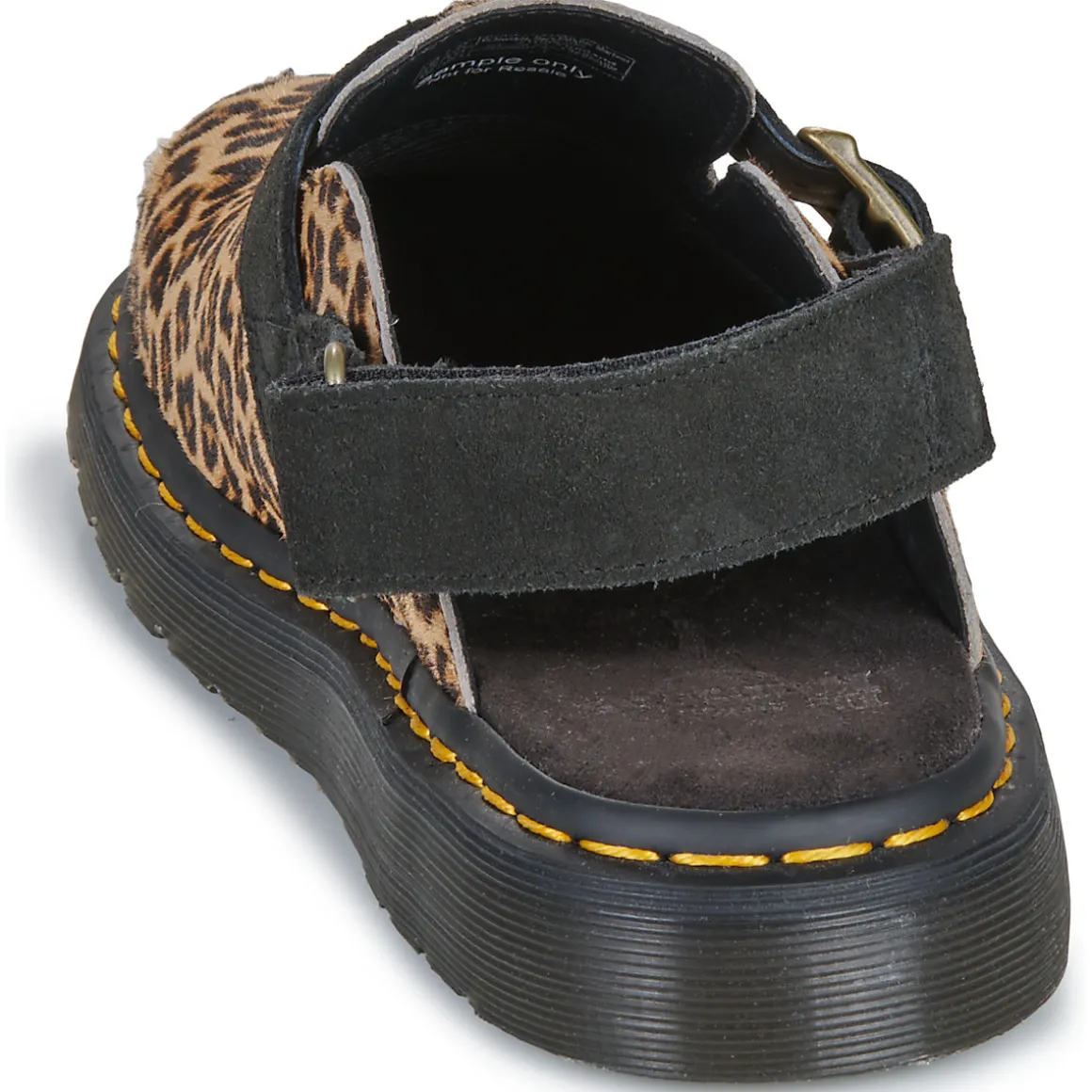 Jorge II Mule Light Tan+Black Leopard