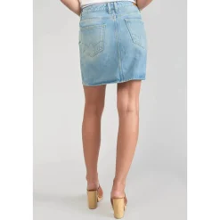 Jupe alofi en jeans bleu clair