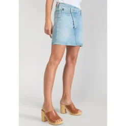 Jupe alofi en jeans bleu clair