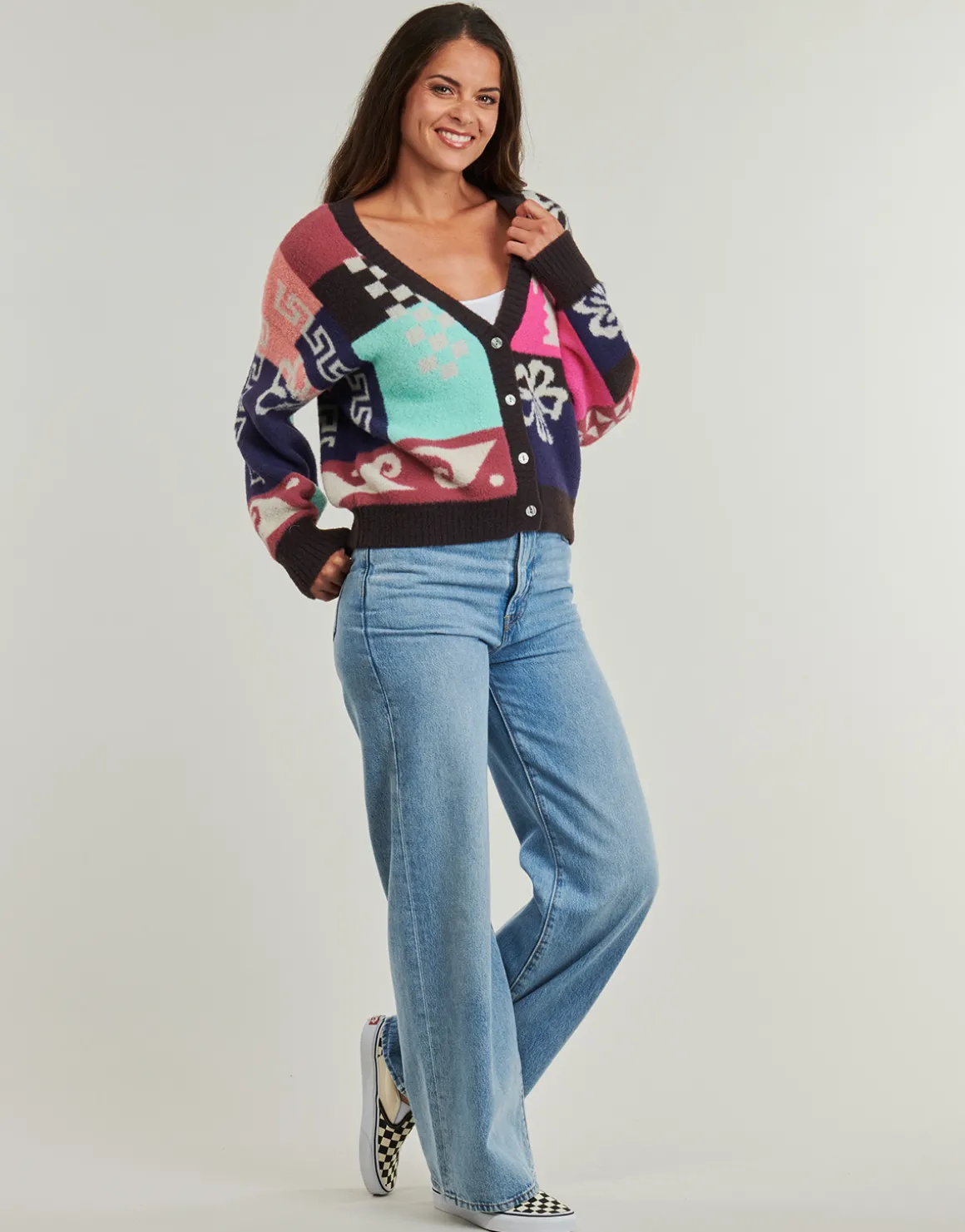 KEEPSAKES JACQUARD CARDI