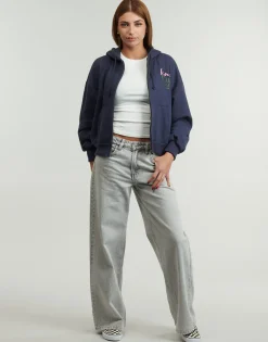 Ladywall Retro Zip Hoodie