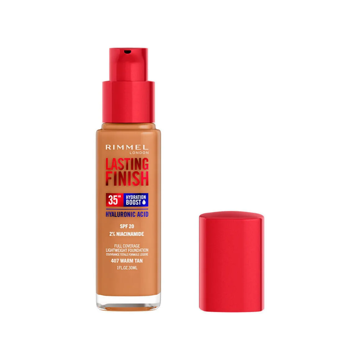 Lasting Finish Boost D&39;hydratation Spf20 407-warm Tan