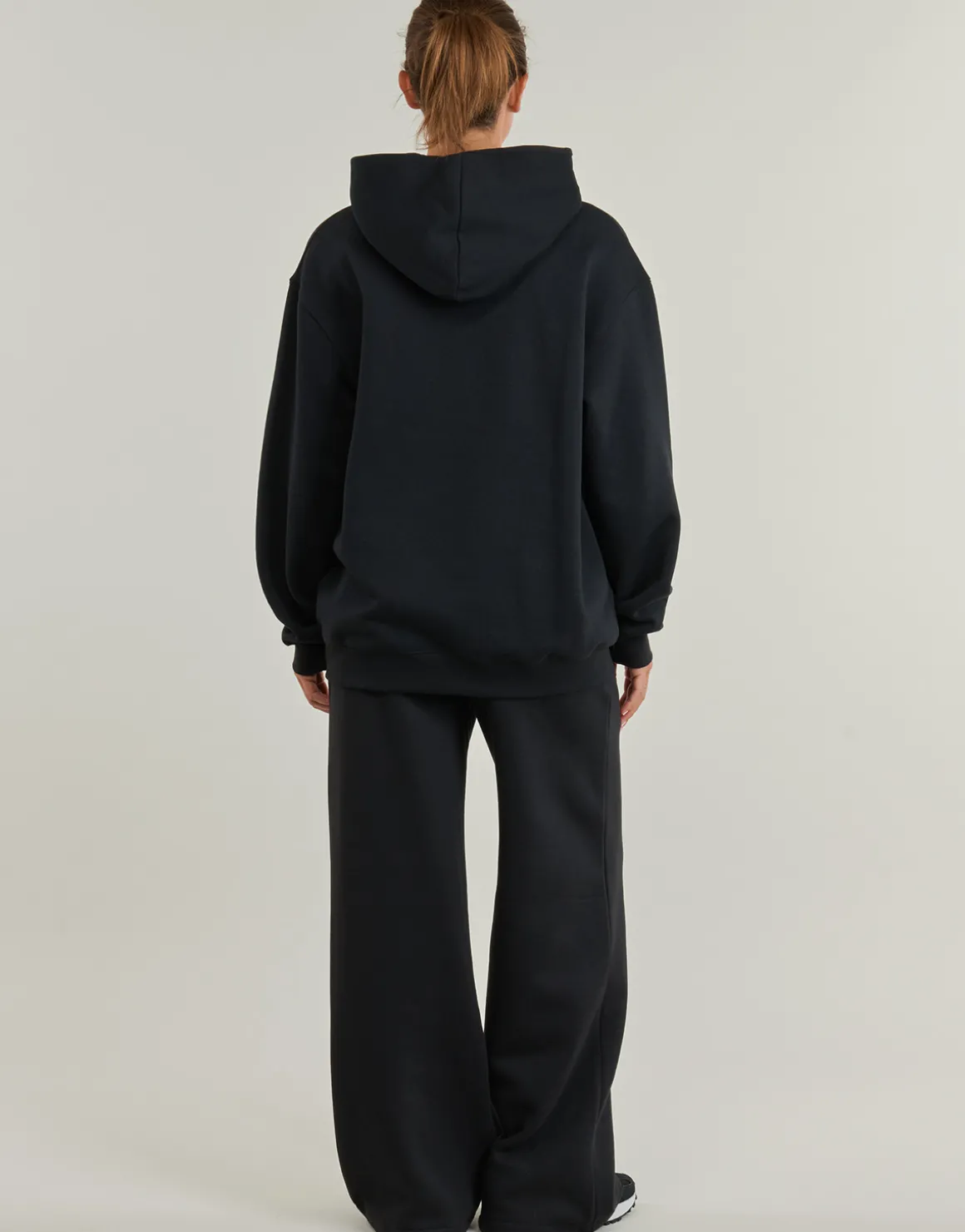 LINEAR HERITAGE FLEECE LONG HOODIE