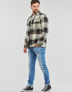 MEN SHIRT LONG SLEEVE CHECK