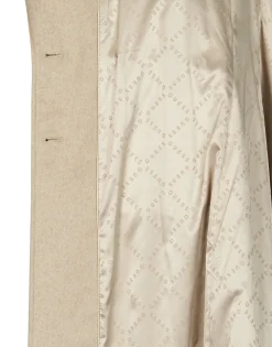 NANCY FIT COAT FAUX FUR COLLAR