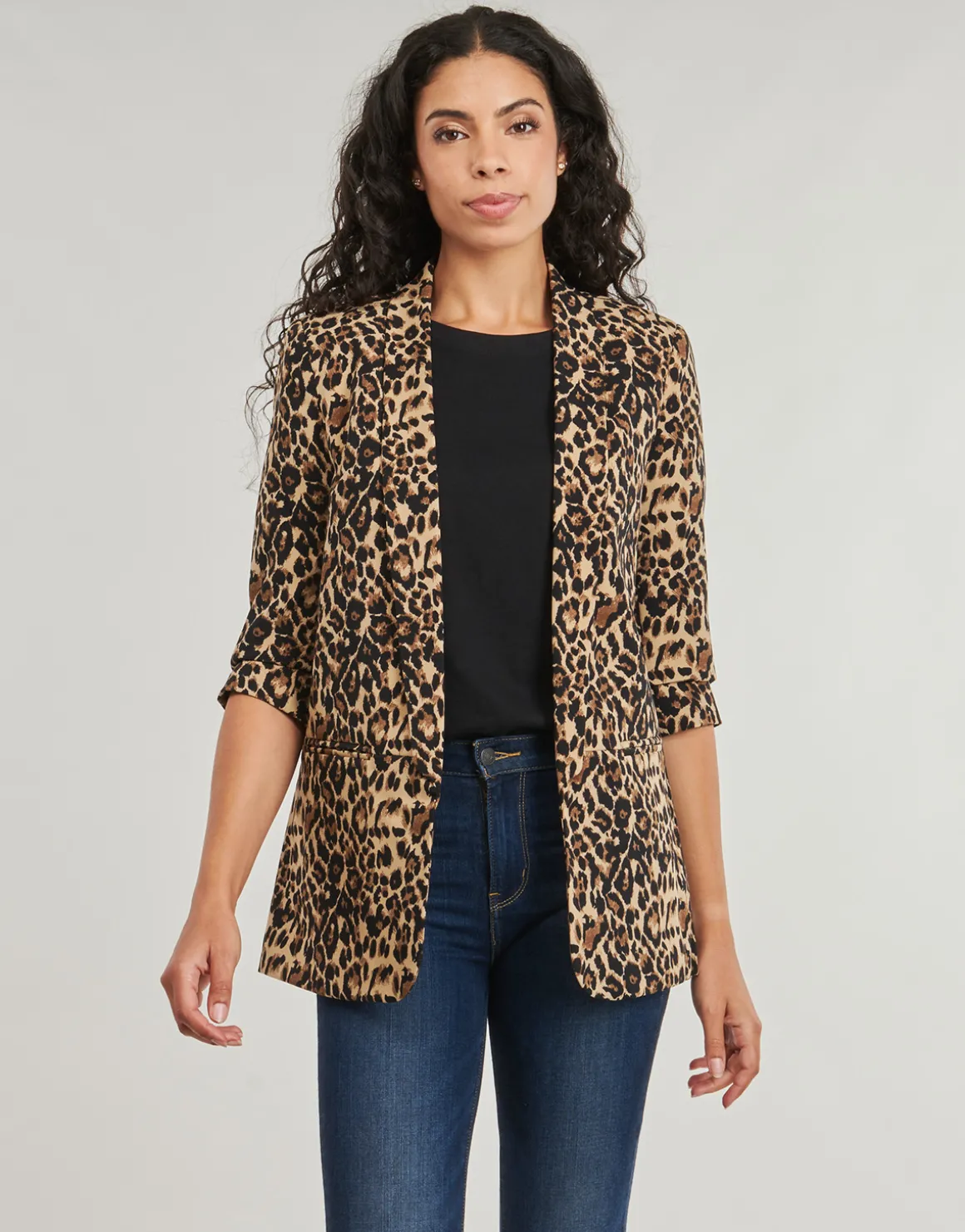 ONLELLY 3/4 LIFE BLAZER AOP