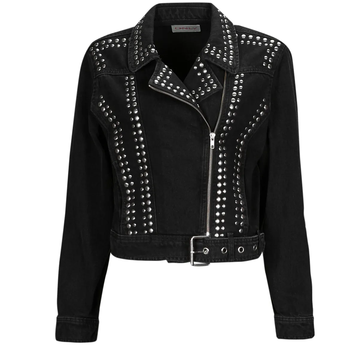 ONLGILLA LS STUD DNM BIKER JACKET CRO
