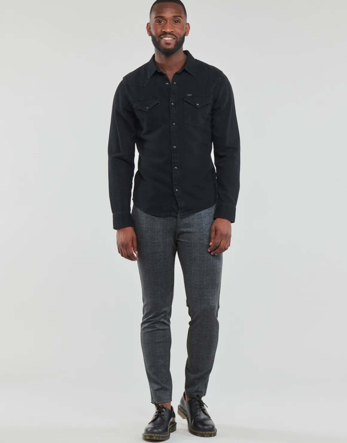 ONSMARK CHECK PANTS HY GW 9887