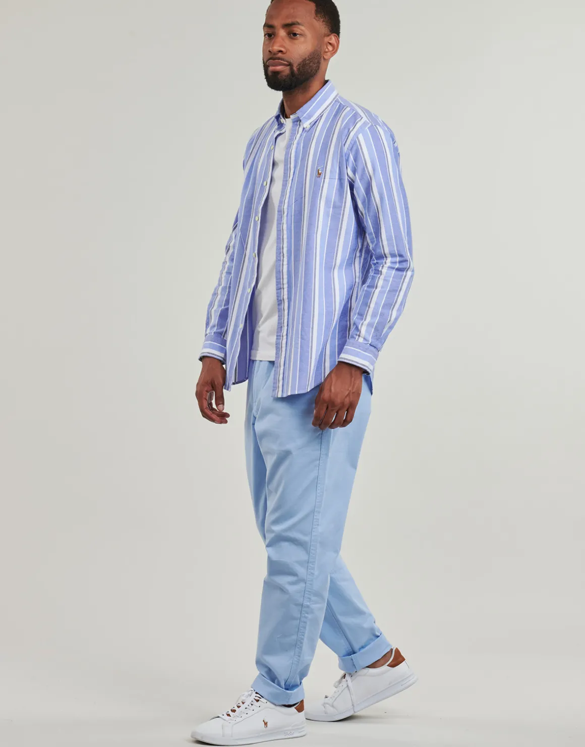 PANTALON "PREPSTER" EN CHINO LEGER AVEC CORDON DE SERAGE