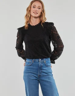 PCOLLINE LS LACE TOP NOOS BC