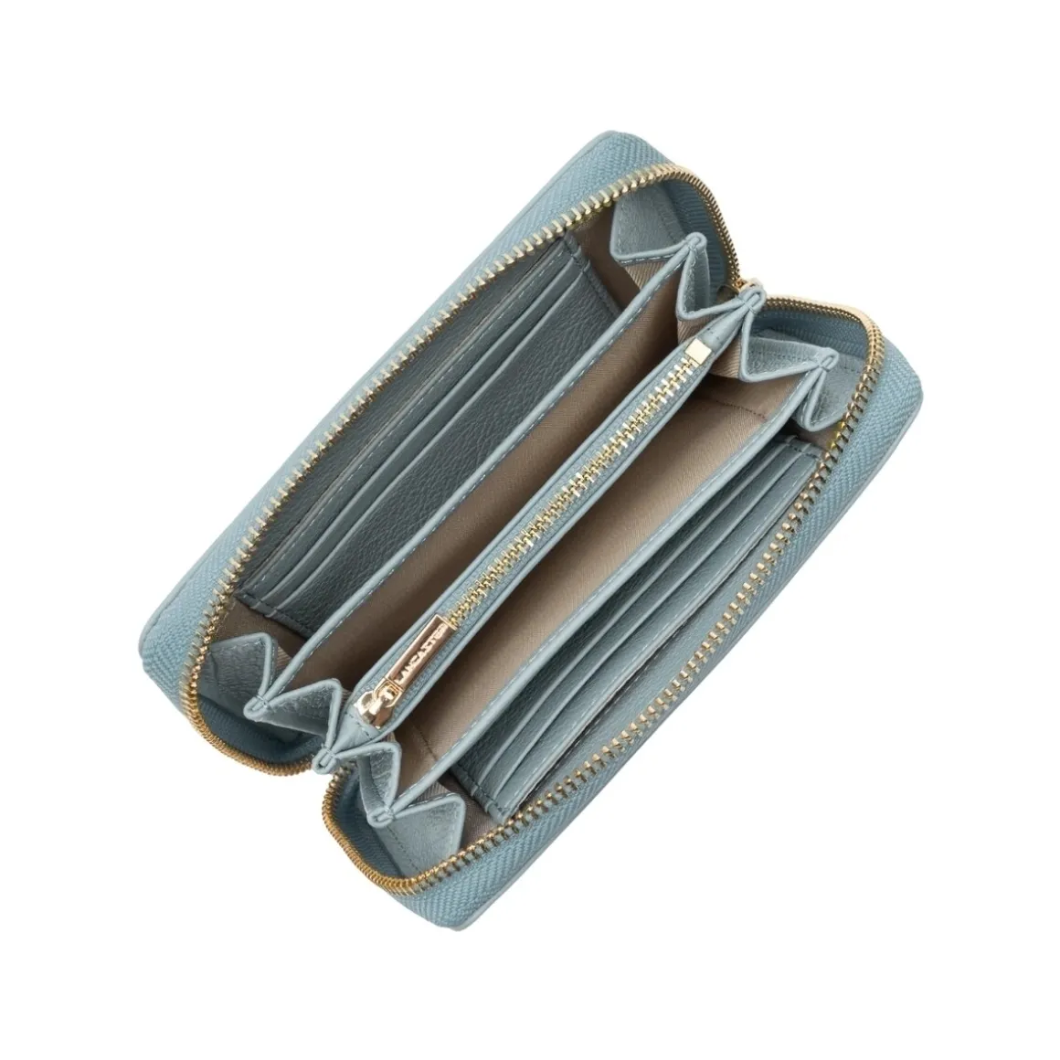 Portefeuille Ref 45345 Bleu Fume 15*10*2.5 cm