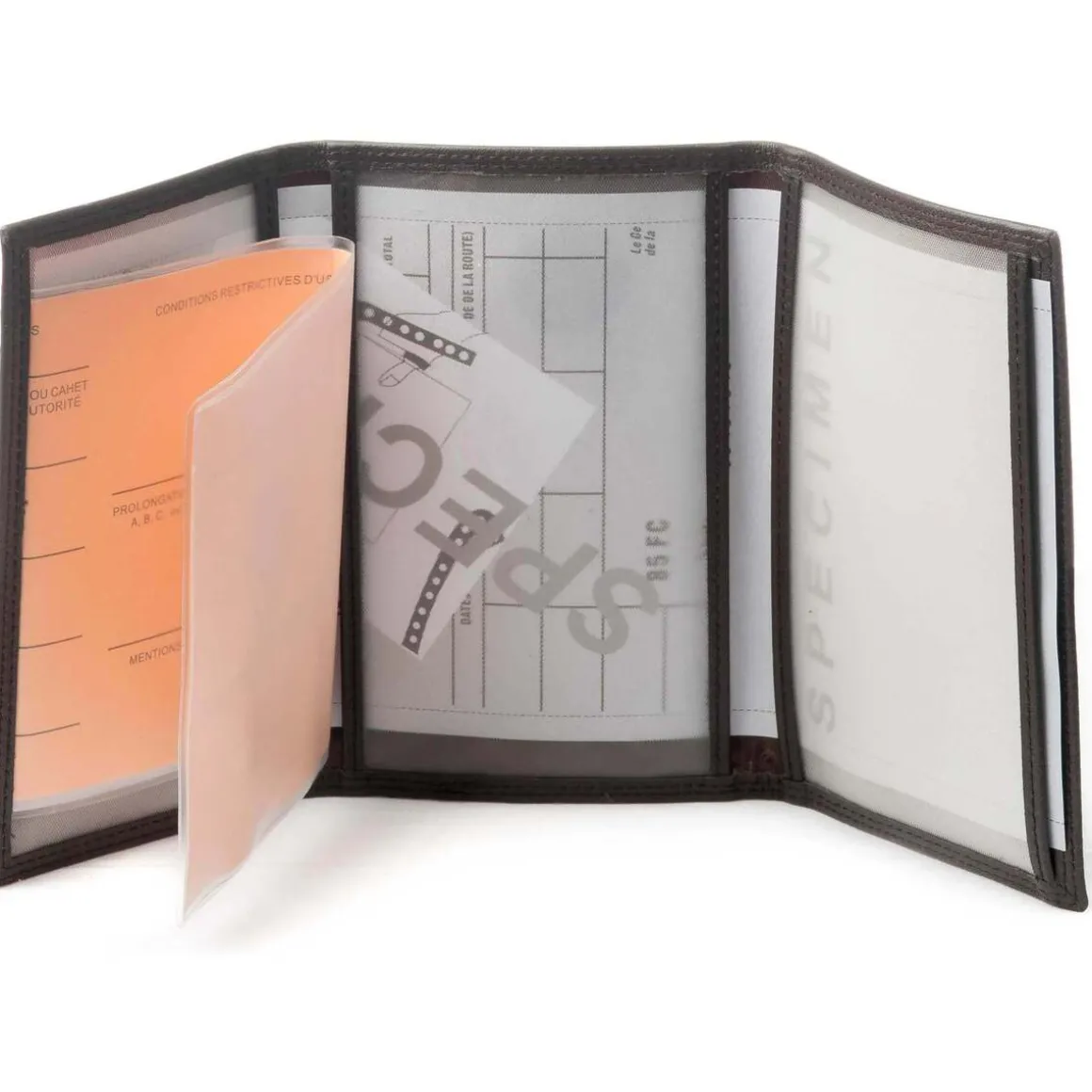 Porte-papier cuir Venise 37 37971 Noir