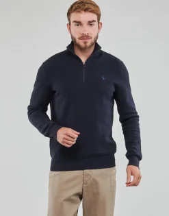 PULL DEMI ZIP EN COTON TEXTURE