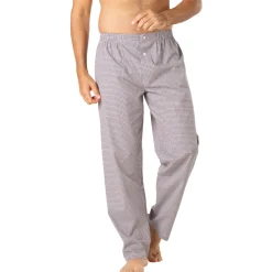 Pyjama long ouvert POPELINE
