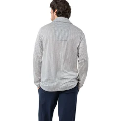 Pyjama long col ouvert MERCERISE