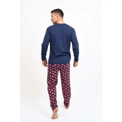Pyjama long col V - COBBY