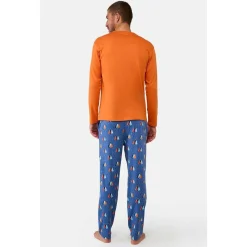 Pyjama long col V - SAPIN