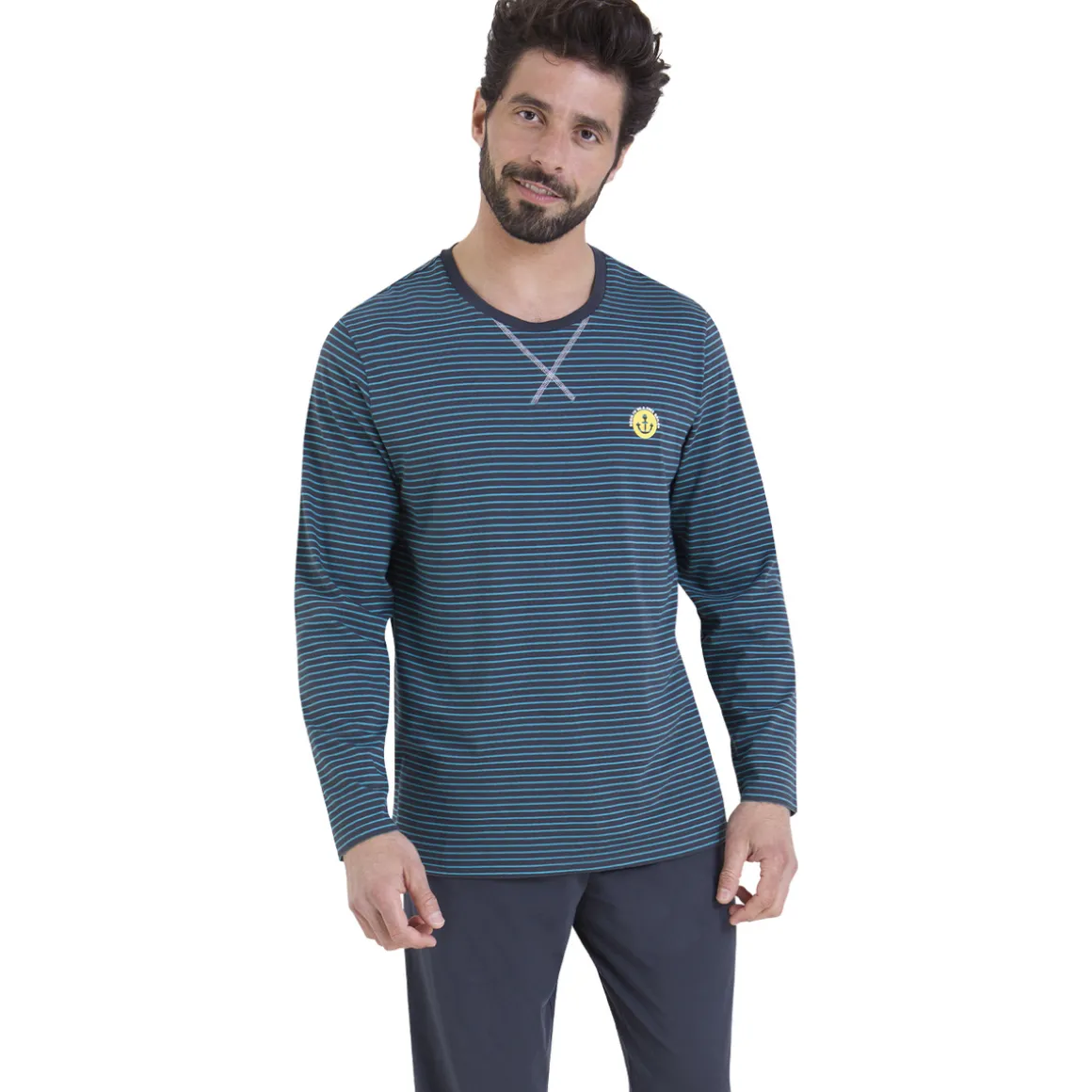 Pyjama long rayures L'ESCALE