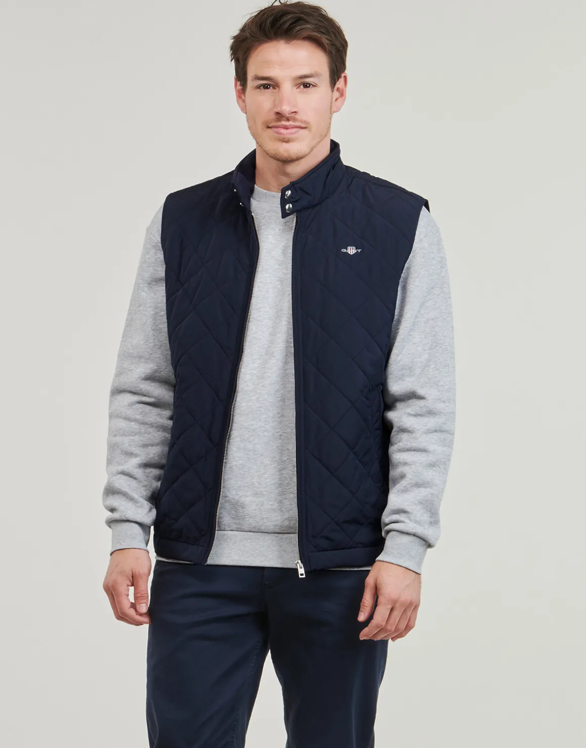 QUILTED WINDCHEATER VEST