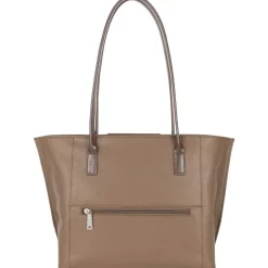 Sac cabas épaule Zippée M Maya 517-29 Taupe