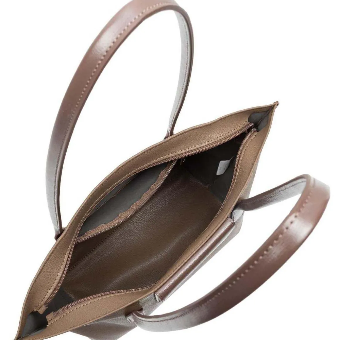 Sac cabas épaule Zippée M Maya 517-29 Taupe