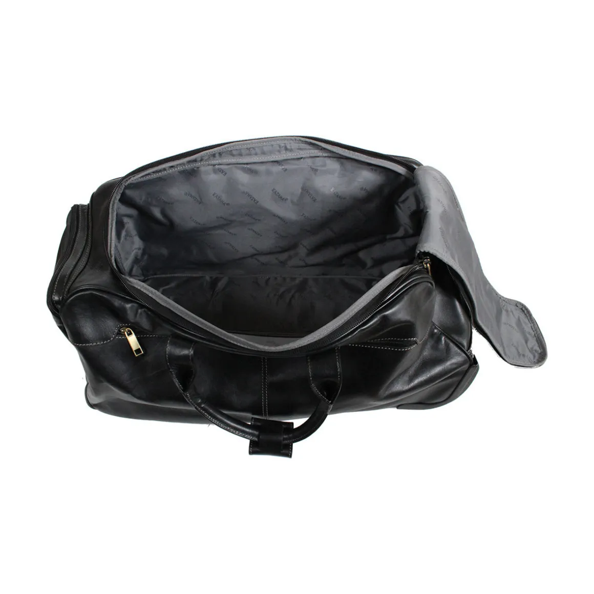 Sac De Voyage À Trolley Cuir De Vachette Gras K 33159