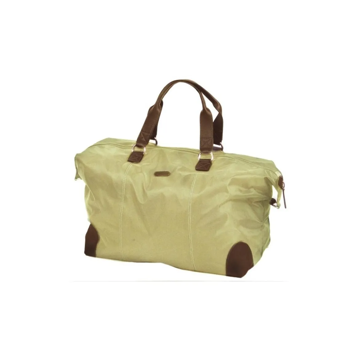 Sac De Voyage Nylon Garni De Croûte De Cuir K 29320