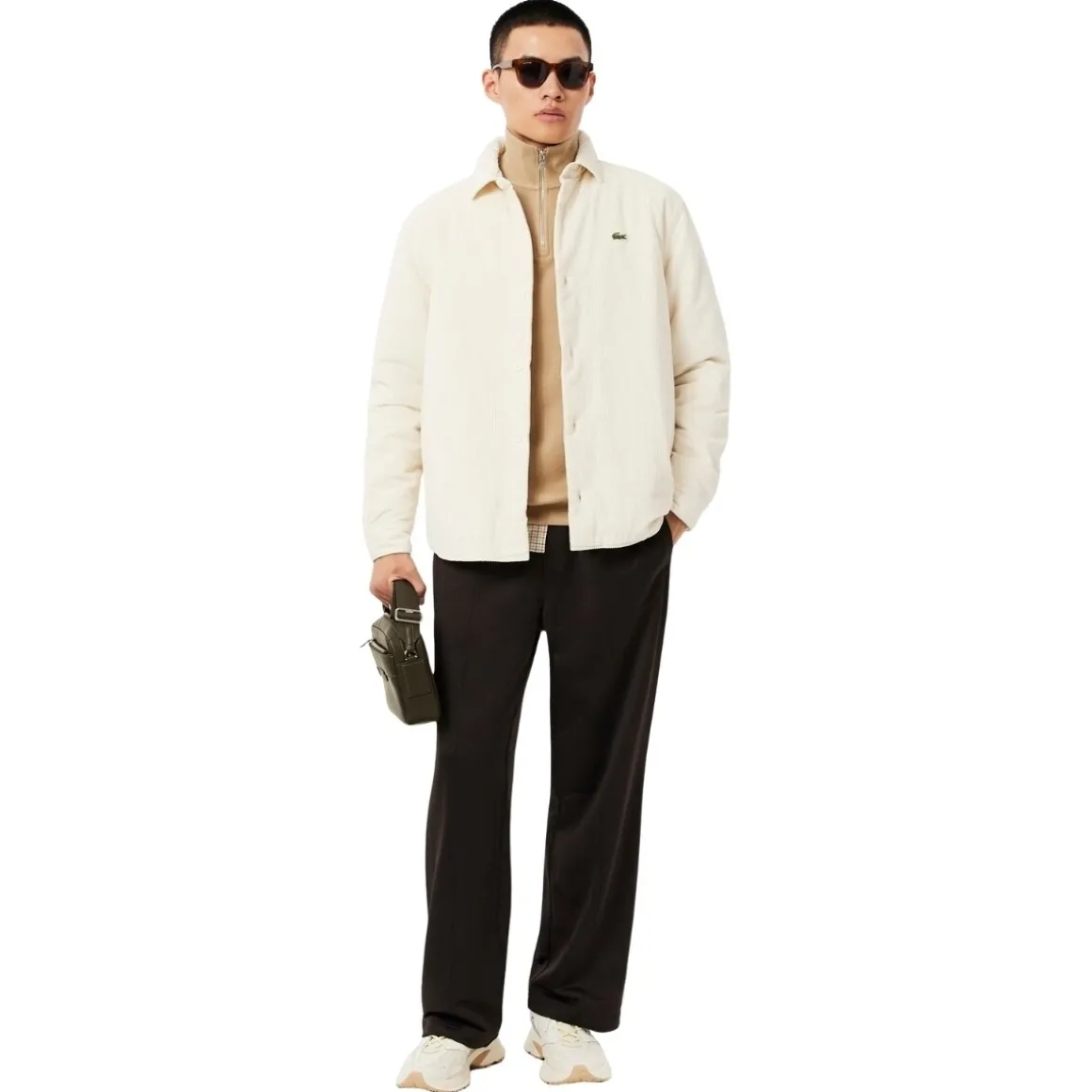 Sacoche homme Ref 66692 N62 Vert 22*16*6,5 cm