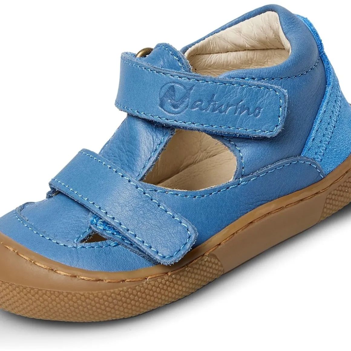 Sandales semi-ouvertes en cuir IRTYS