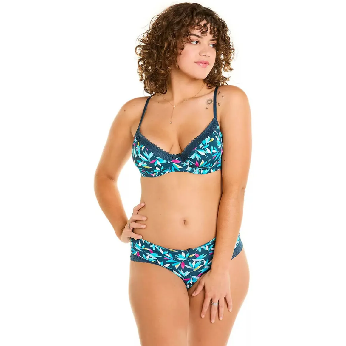 Shorty multico bleu Savane