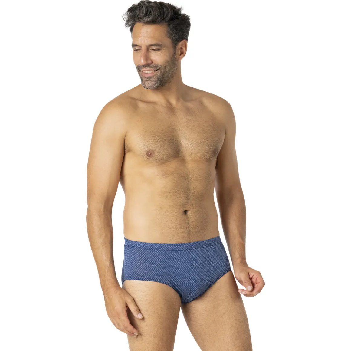 Slip taille haute fermé COTON MERCERISÉ