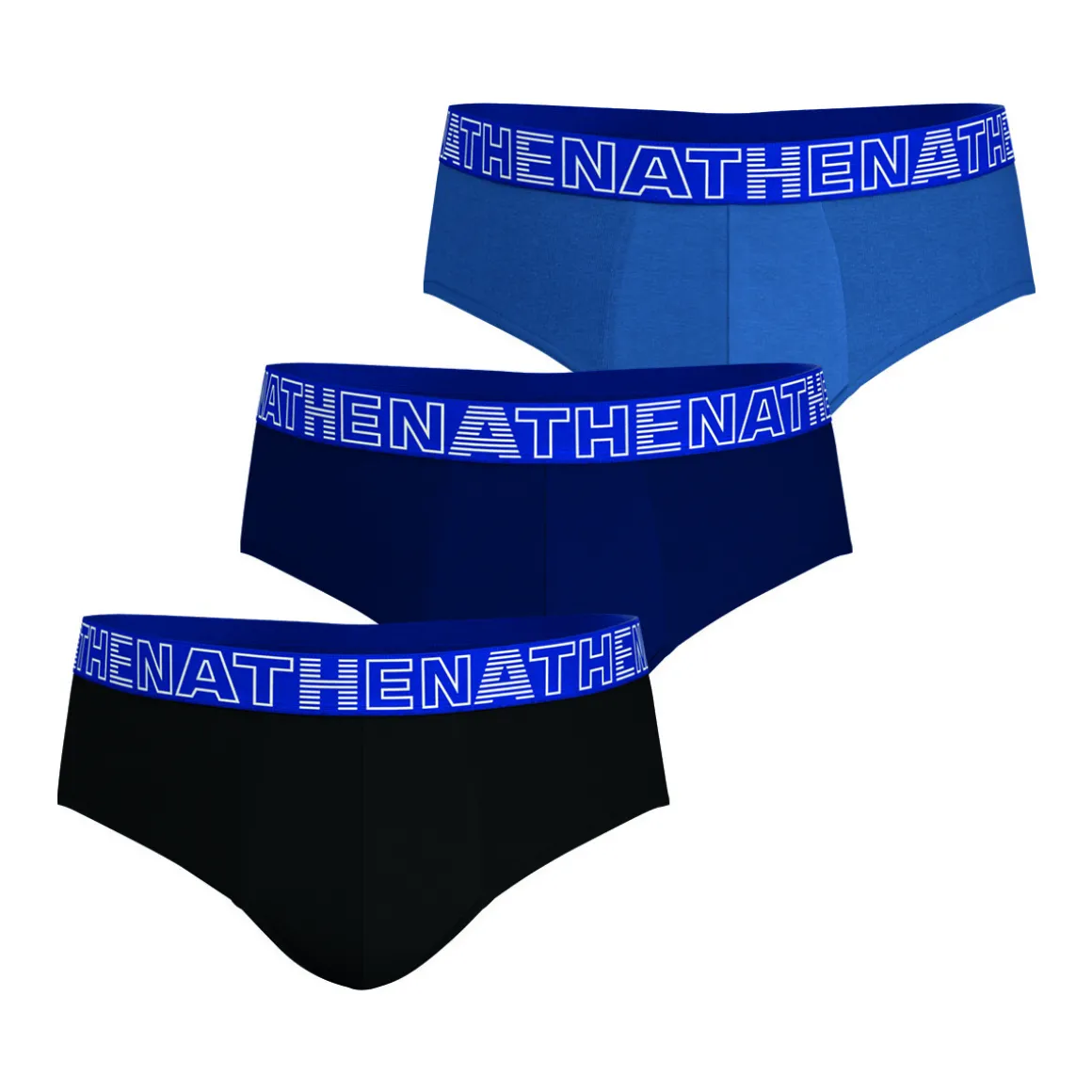 Slips, lot de 3, en coton confort