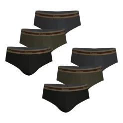 Slips, lot de 6, SELECTION COTON BIO