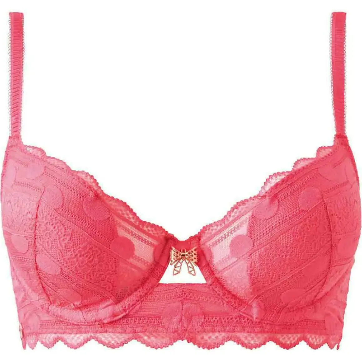 Soutien-gorge ampliforme coques moulées orange Symbole