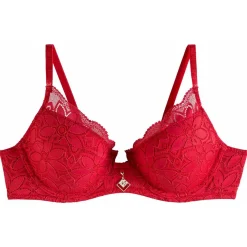 Soutien-gorge ampliforme coque moulée rouge Univers