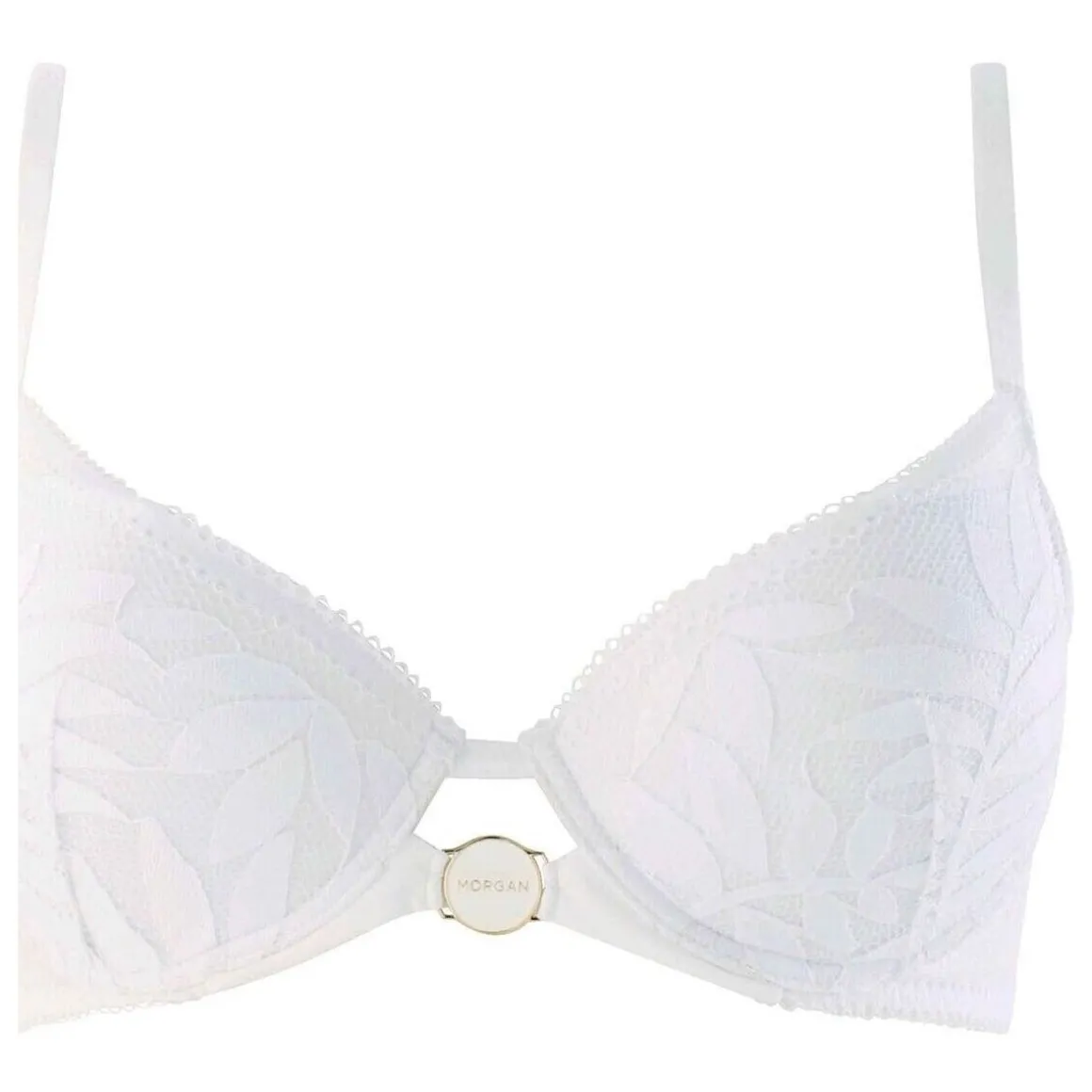 Soutien-gorge ampliforme coque moulée blanc Lina