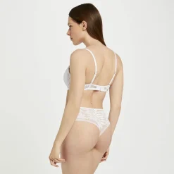Soutien-gorge ampliforme coque moulée blanc Lina