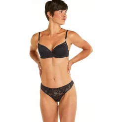 Soutien-gorge ampliforme coque moulée gris Paix