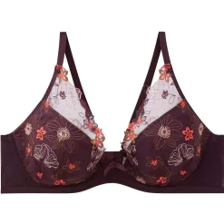 Soutien-gorge ampliforme prune Santal