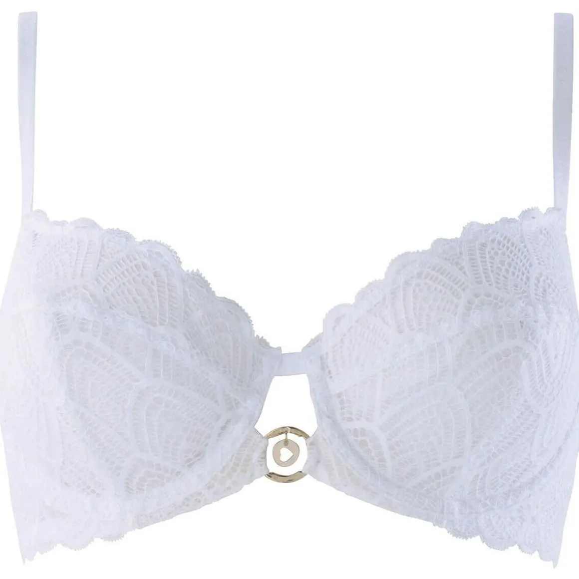 Soutien-gorge armature blanc Justine dentelle