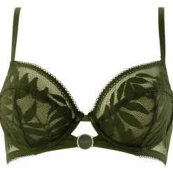 Soutien-gorge armature kaki Lina