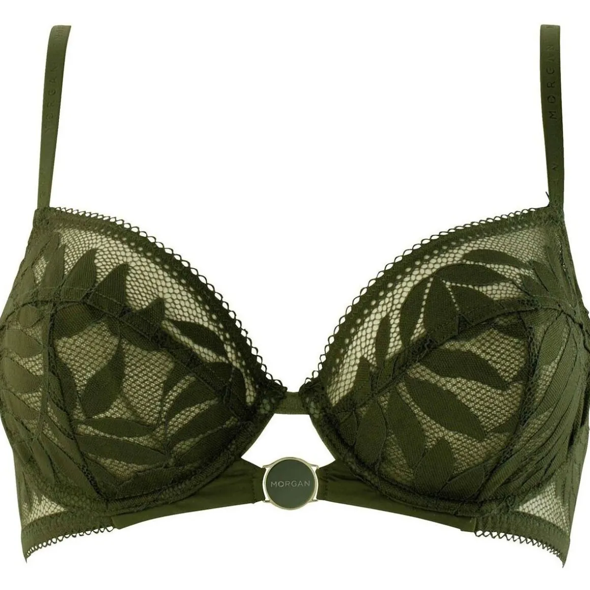 Soutien-gorge armature kaki Lina