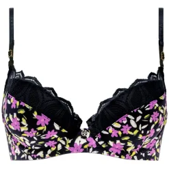 Soutien-gorge coques moulées noir Heloise