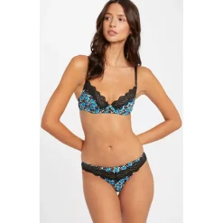 Soutien-gorge corbeille noir Thaïs