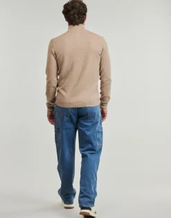 SUPERFINE LAMBSWOOL HALF ZIP