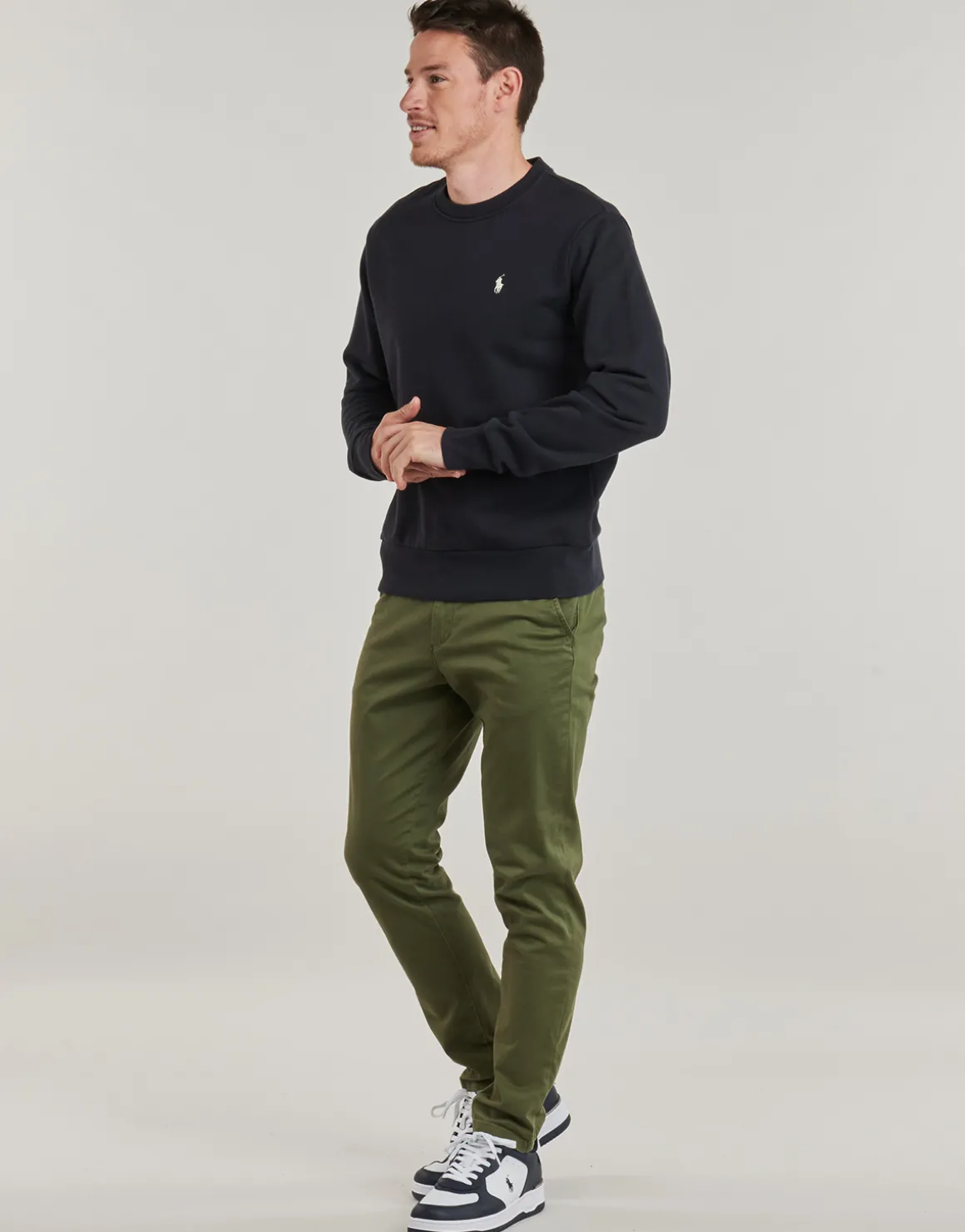 SWEAT COL ROND MOLLETONNE TERRY