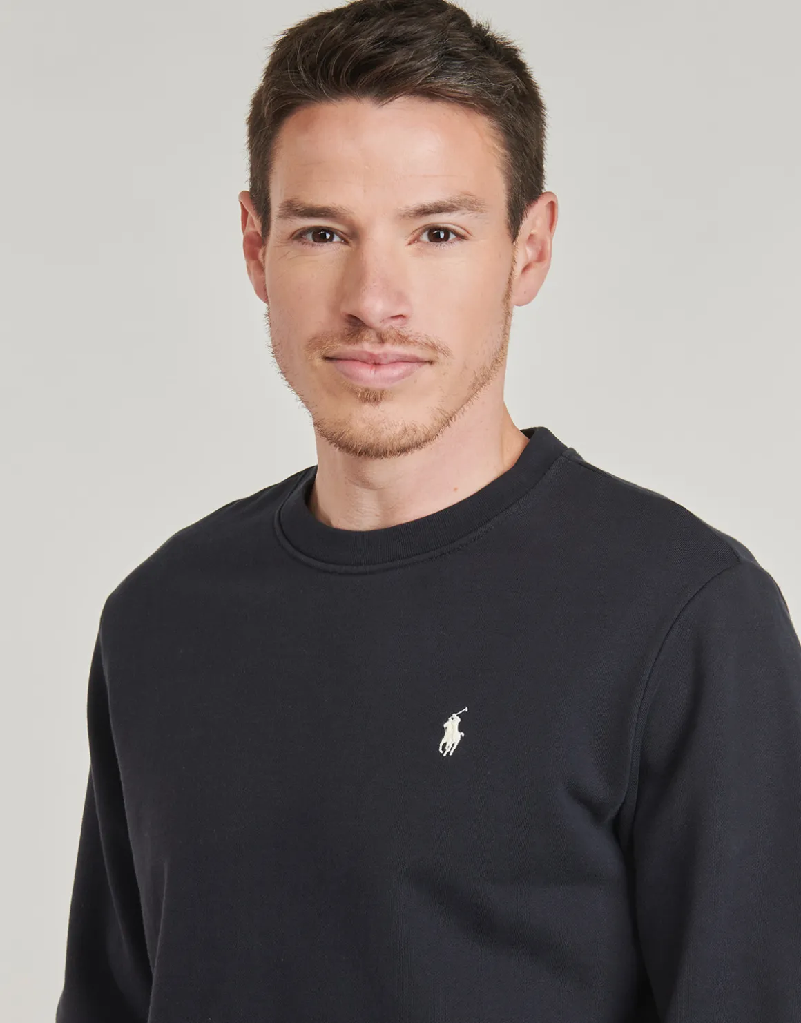 SWEAT COL ROND MOLLETONNE TERRY