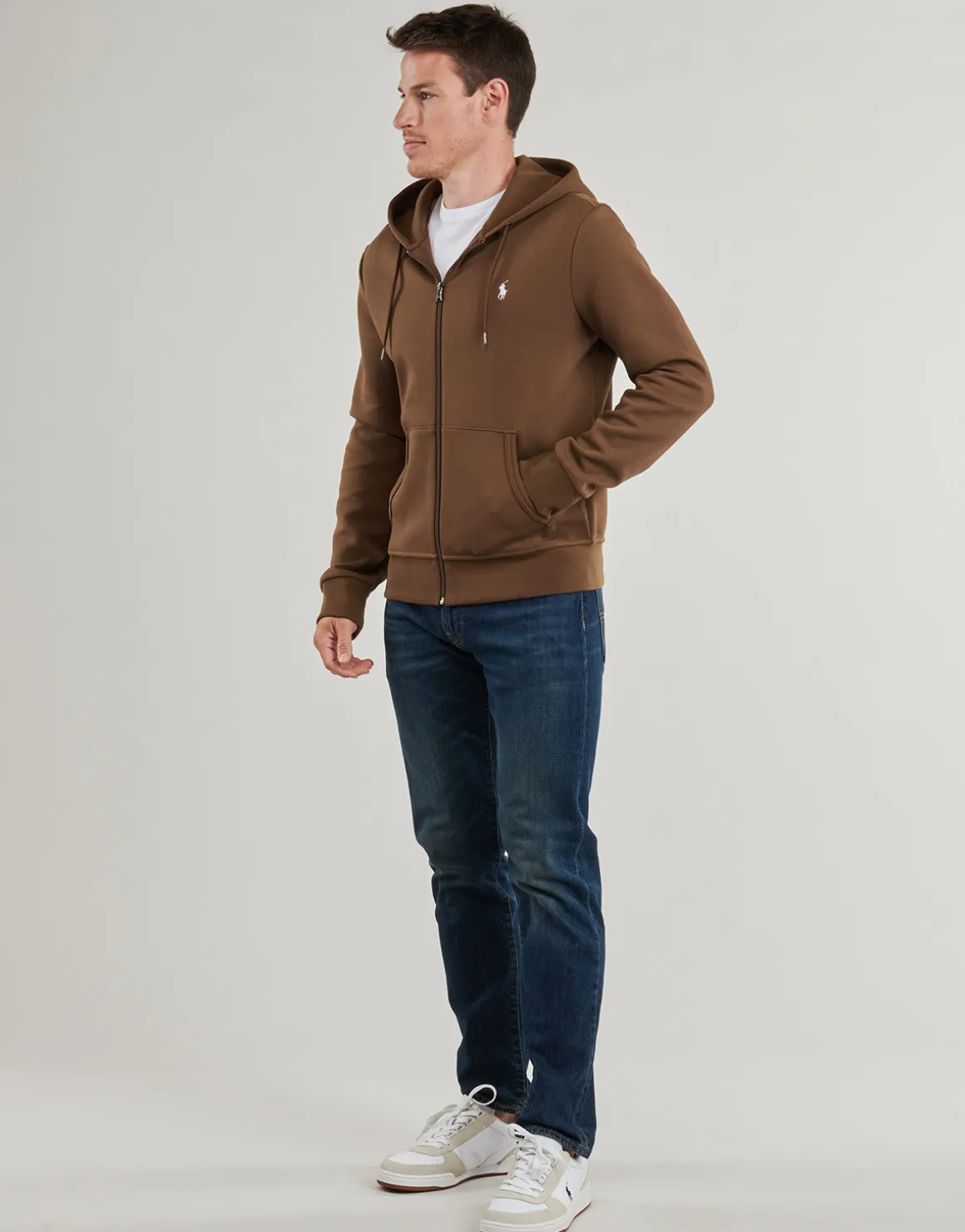 SWEATSHIRT ZIPPE EN DOUBLE KNIT TECH