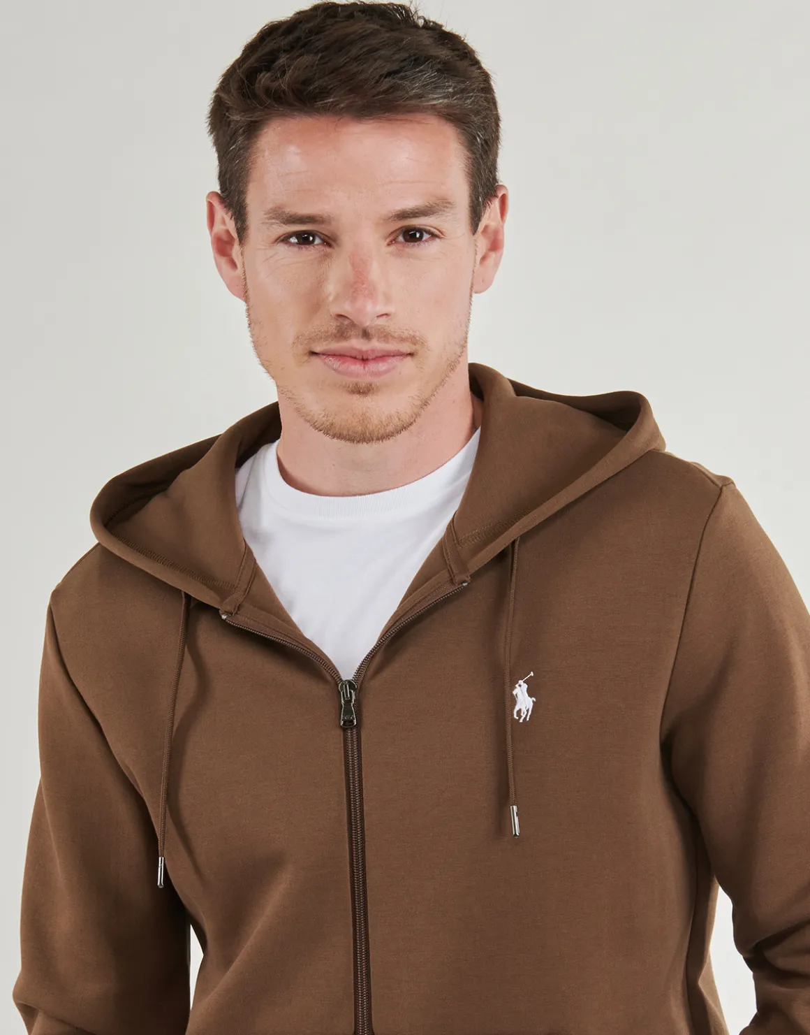 SWEATSHIRT ZIPPE EN DOUBLE KNIT TECH