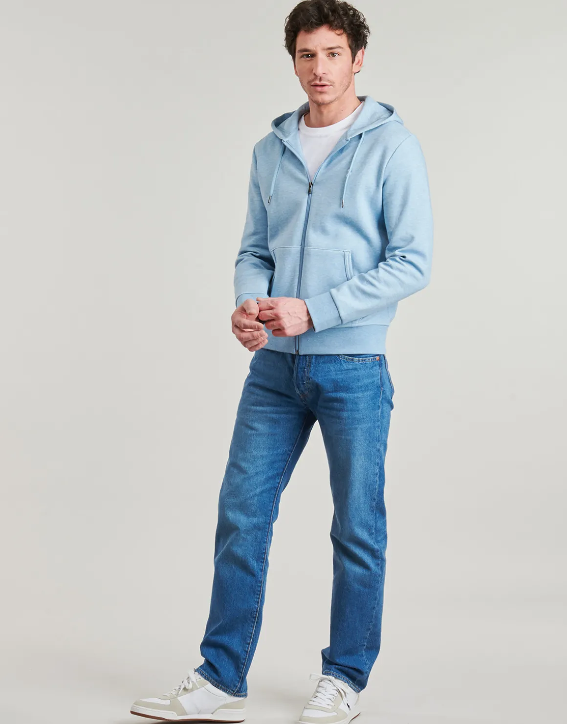 SWEATSHIRT ZIPPE EN DOUBLE KNIT TECH